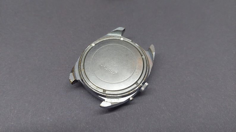 Soviet Vintage Watch "Slava" Mechanical Watch, Soviet Chrome Watch, USSR Mechanical Watch.To the collection