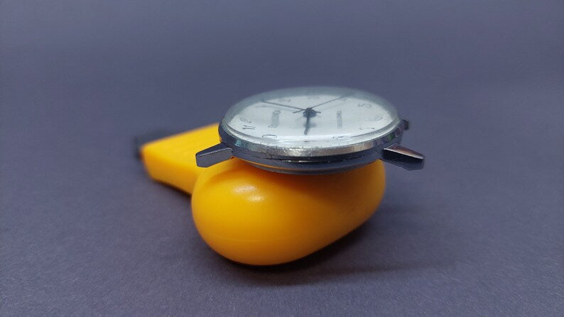 Soviet watch "Sekunda", Men's watch, Russian watch, Vintage watch, Black watch. To the collection