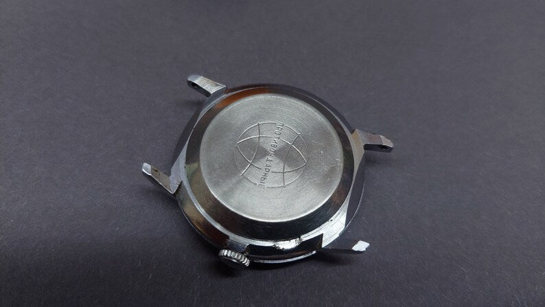Soviet watch "Sekunda", Men's watch, Russian watch, Vintage watch, Black watch. To the collection