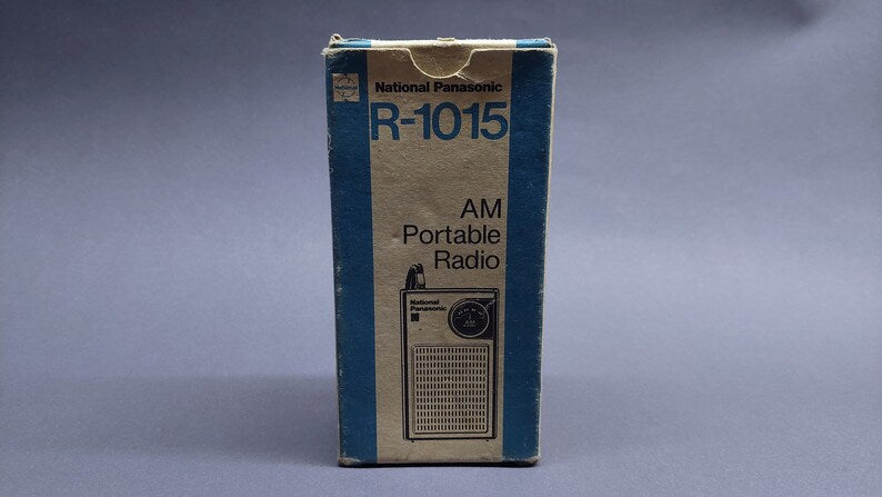 Pocket radio EUC National Panasonic R-1007 AM Works Great Japan