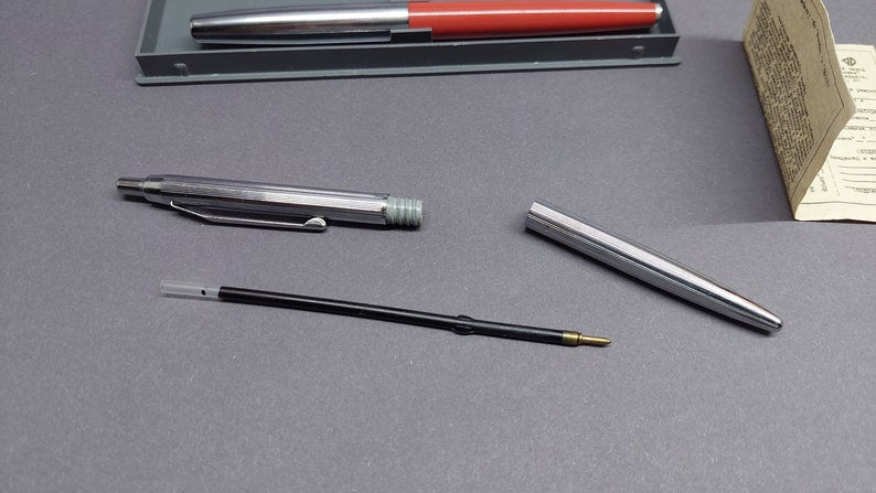 Soviet vintage set for writing, drawing set NEW!!! Made in USSR. Soviet ink fountain pen
