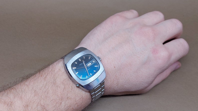 Poljot vintage mechanical watch, USSR Watch, Vintage Soviet watch, Men's watch, Wrist watch, Collection