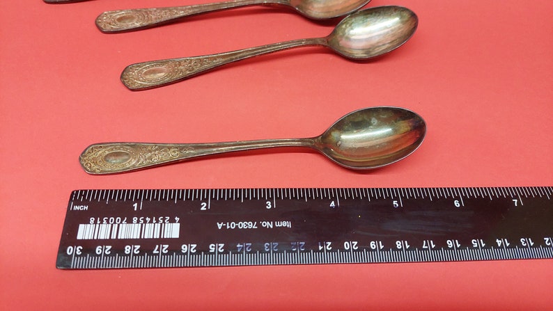 four new cupronickel teaspoons of the USSR
