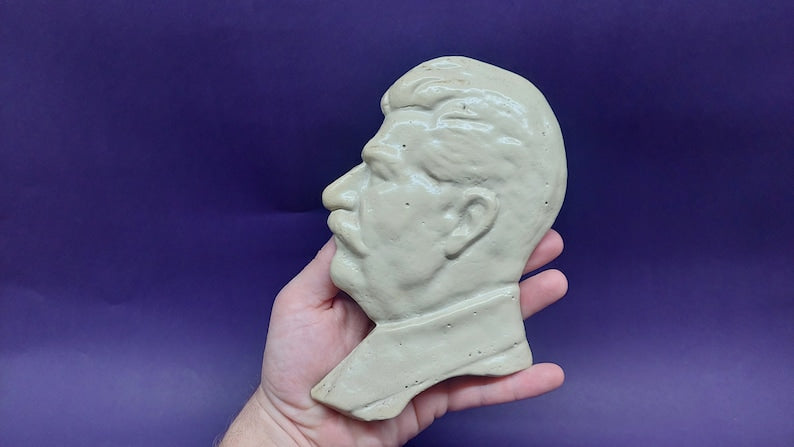 bas-relief of the leaders of the USSR Stalin