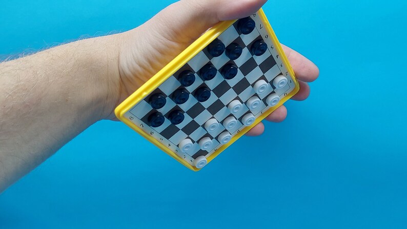 Vintage Road Checkers 80's, Magnetic Checker Set, Soviet Pocket Checkers, Mini Checkers, Pocket Checkers, Old USSR Checkers