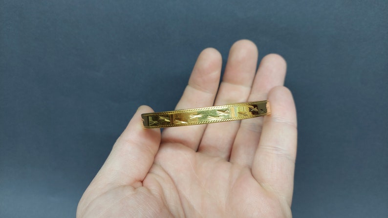 Soviet vintage Bracelet, gold-plated bracelet 1960s USSR