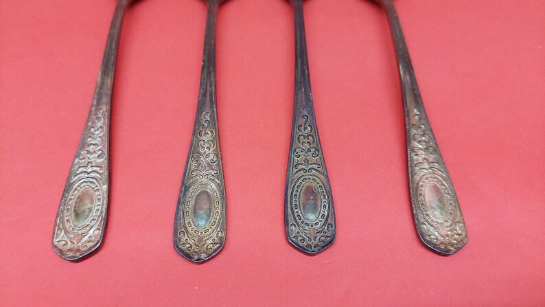 four new cupronickel teaspoons of the USSR
