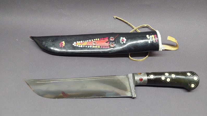 Vintage Authentic Uzbek Pchak Knife - handmade, durable, lightweight
