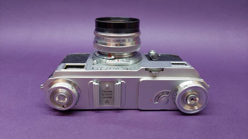 Kiev- 4A Soviet camera lens JUPITER - 8M (2 / 50) CONTAX Camera USSR
