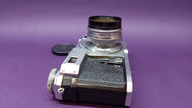 Kiev- 4A Soviet camera lens JUPITER - 8M (2 / 50) CONTAX Camera USSR