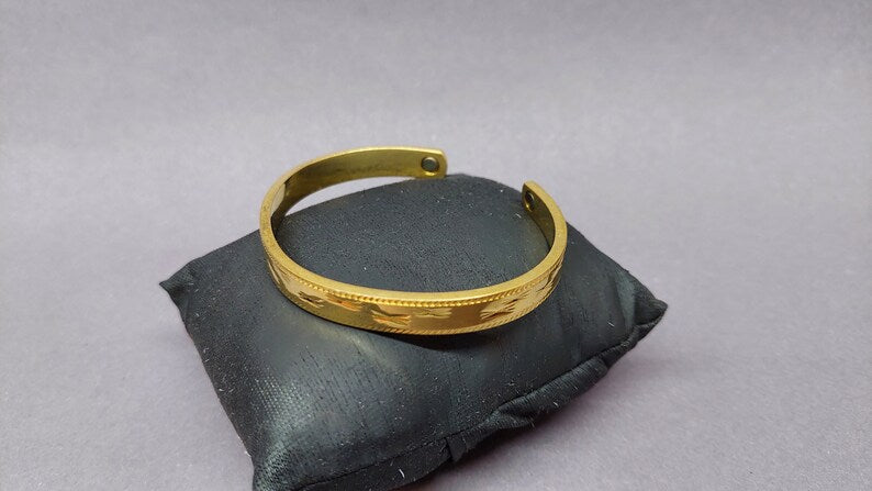 Soviet vintage Bracelet, gold-plated bracelet 1960s USSR