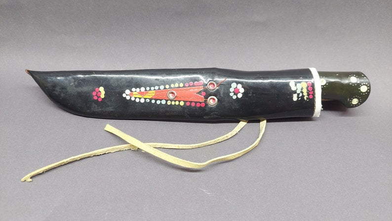 Vintage Authentic Uzbek Pchak Knife - handmade, durable, lightweight