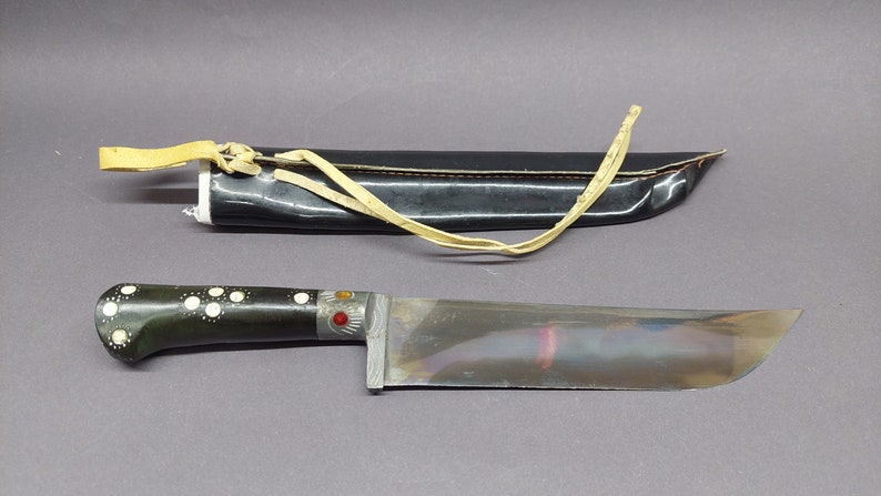 Vintage Authentic Uzbek Pchak Knife - handmade, durable, lightweight