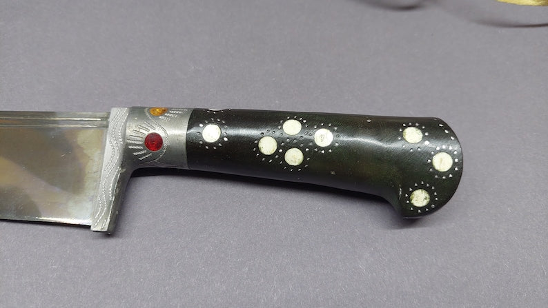 Vintage Authentic Uzbek Pchak Knife - handmade, durable, lightweight