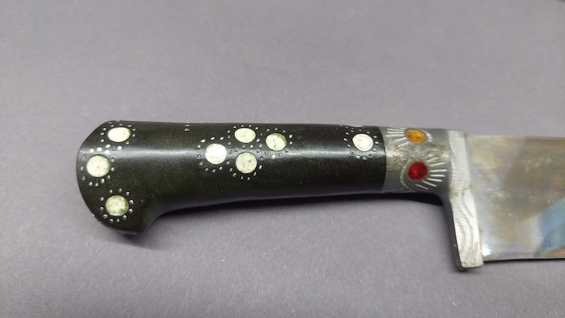 Vintage Authentic Uzbek Pchak Knife - handmade, durable, lightweight
