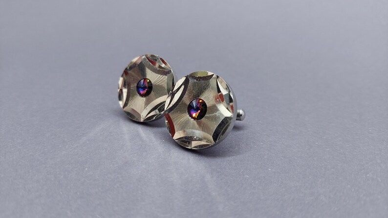 Soviet cufflinks. Vintage cufflinks. Nostalgic gift for Him, grandfather, father. made in USSR