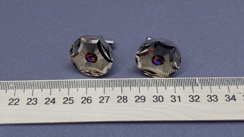 Soviet cufflinks. Vintage cufflinks. Nostalgic gift for Him, grandfather, father. made in USSR