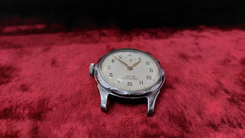Vintage wristwatch from the 60s Soviet Sekonda Raketa