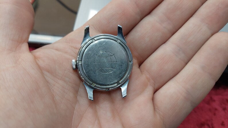 Vintage wristwatch from the 60s Soviet Sekonda Raketa