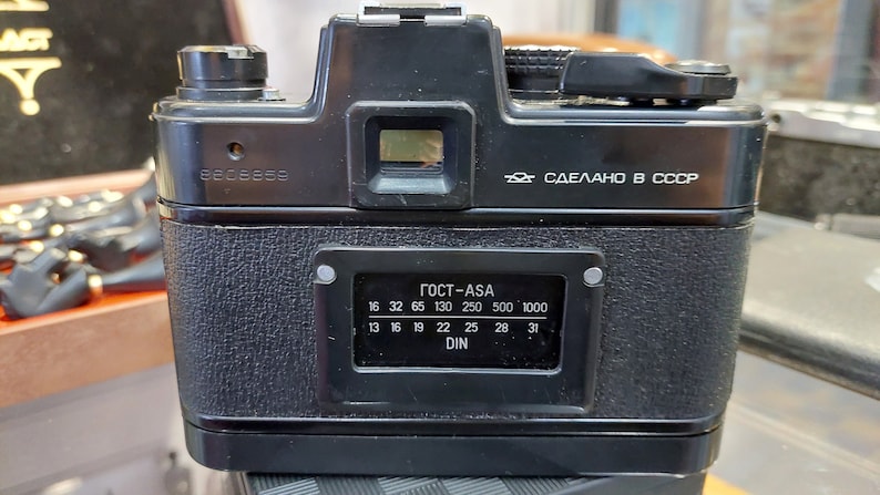 Film camera Zenit 19 35 mm, m42 mount, semi-automatic