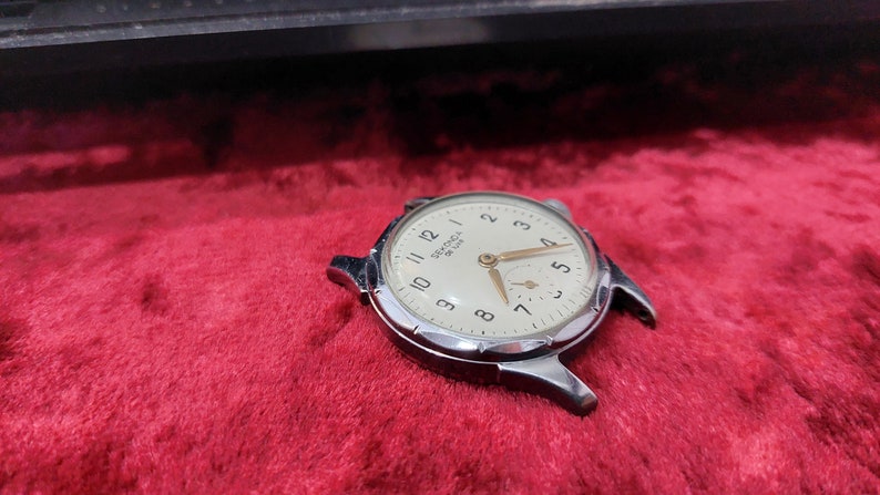 Vintage wristwatch from the 60s Soviet Sekonda Raketa