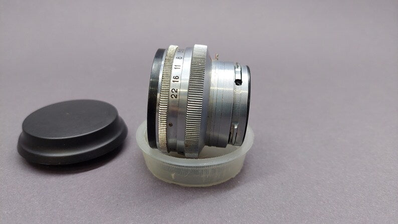Jupiter 8M Lens 50mm 1/2 Mount Contax-Kyiv RF Soviet Sonnar 2/50 vintage lens