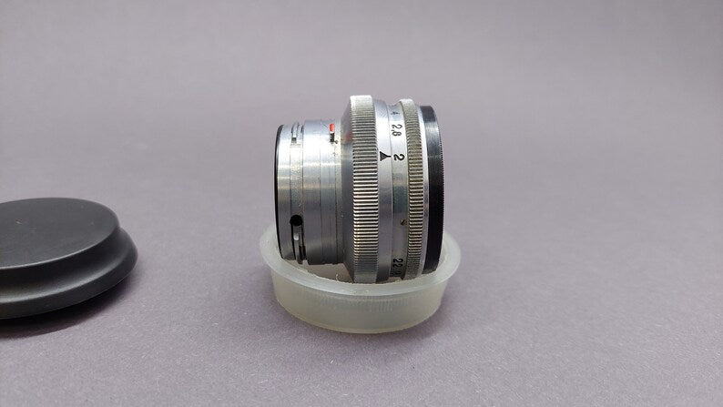Jupiter 8M Lens 50mm 1/2 Mount Contax-Kyiv RF Soviet Sonnar 2/50 vintage lens