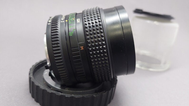 MS Mir-24N 24N 2/35 35mm f2 Soviet lens, Nikon, Nikkor, Kyiv mount + Canon EF adapter. EXCELLENT+