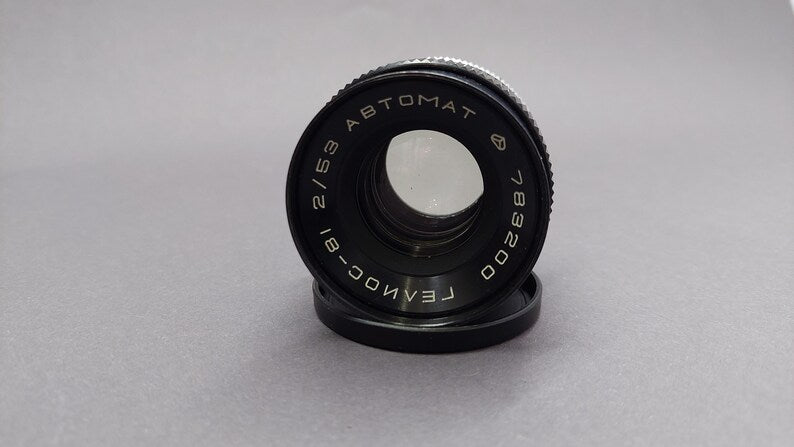 new vintage soviet lens Helios 81, antique lens old lens rare lens auto lens to collection lens working lens USSR lens retro lens