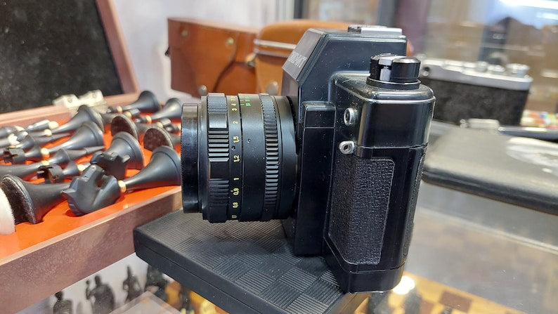 Film camera Zenit 19 35 mm, m42 mount, semi-automatic