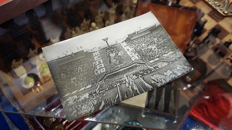 Photo of the opening of the 1980 Olympics