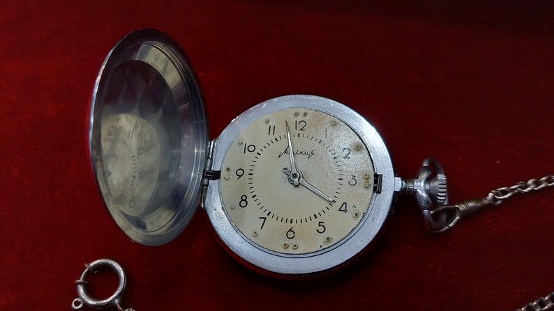 RARE WATCH!!!: Pocket watch, Lightning, Blind, Lightning mechanical, Soviet watch, USSR watch, vintage gift
