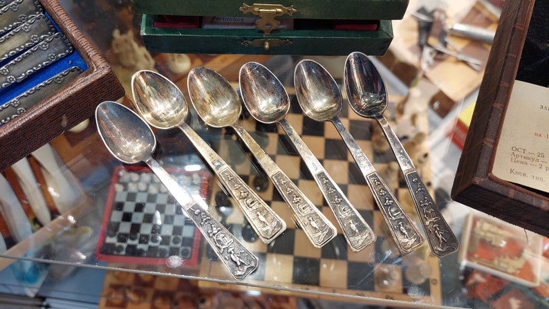 Vietnam 900 silver coffee spoons