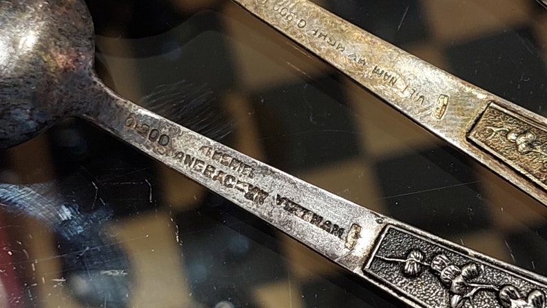Vietnam 900 silver coffee spoons