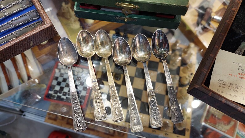 Vietnam 900 silver coffee spoons