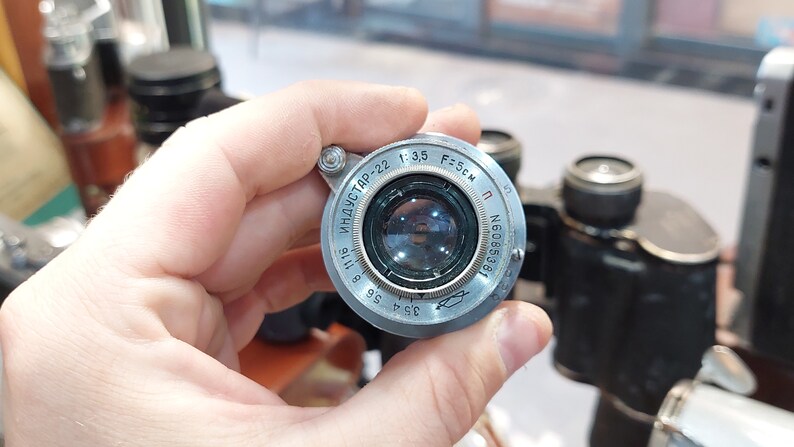 Советский Винтаж Индустар-22 объектив 50мм f/3,5 объектив M39 Leica Zorki ФЭД камера Эльмар копия Редкий объектив СССР
