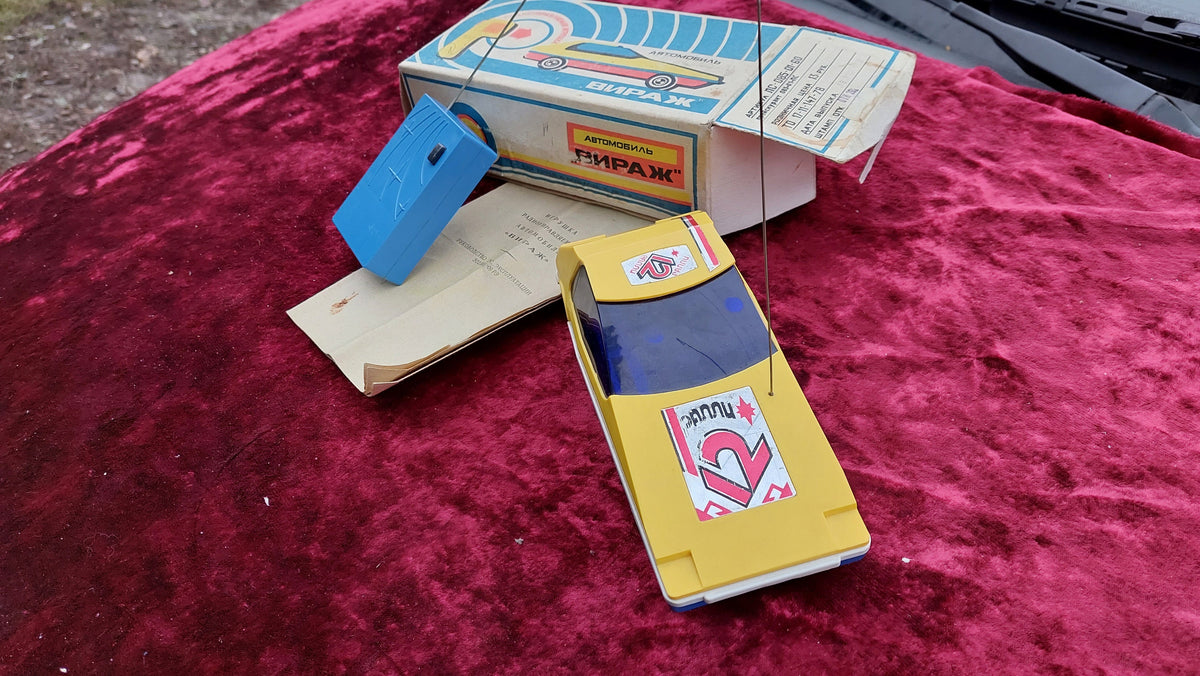 Car Virage radio-controlled machine USSR 1988