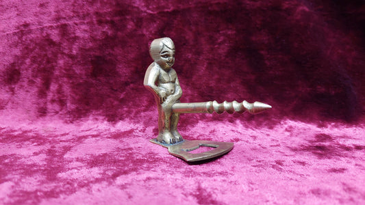 Vintage Corkscrew Wine Bottle Opener Bruxxeles Piss Boy Pisken Belgian Wine Bottle Opener Manneken Comedy Gift Nude boy peeing