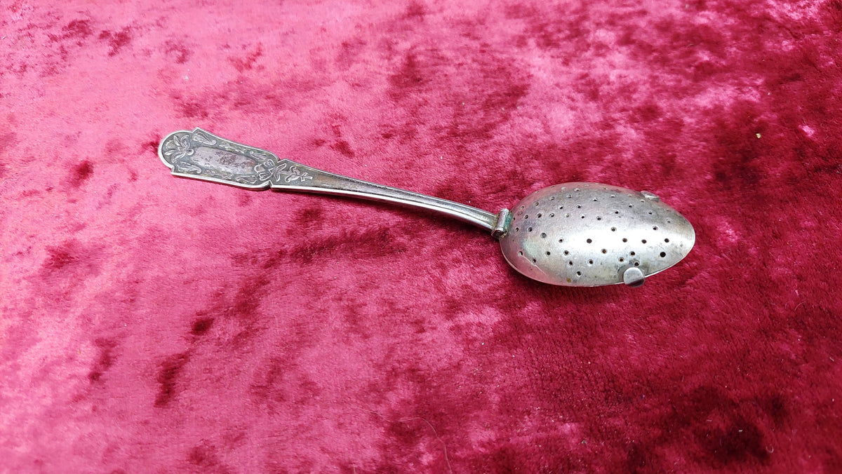 Silver spoon of the USSR for brewing tea. Rarity.