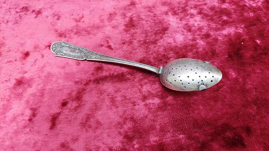 Silver spoon of the USSR for brewing tea. Rarity.