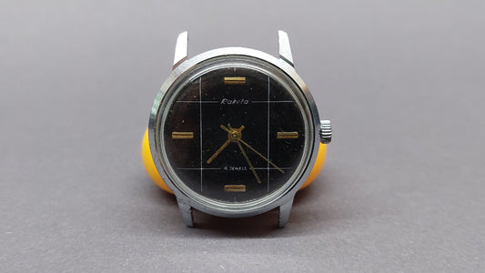 Soviet vintage wrist watch "Rocket" (Rocket) Mechanical watch, Soviet chrome-plated watch, Mechanical watch of the USSR, To the collection!