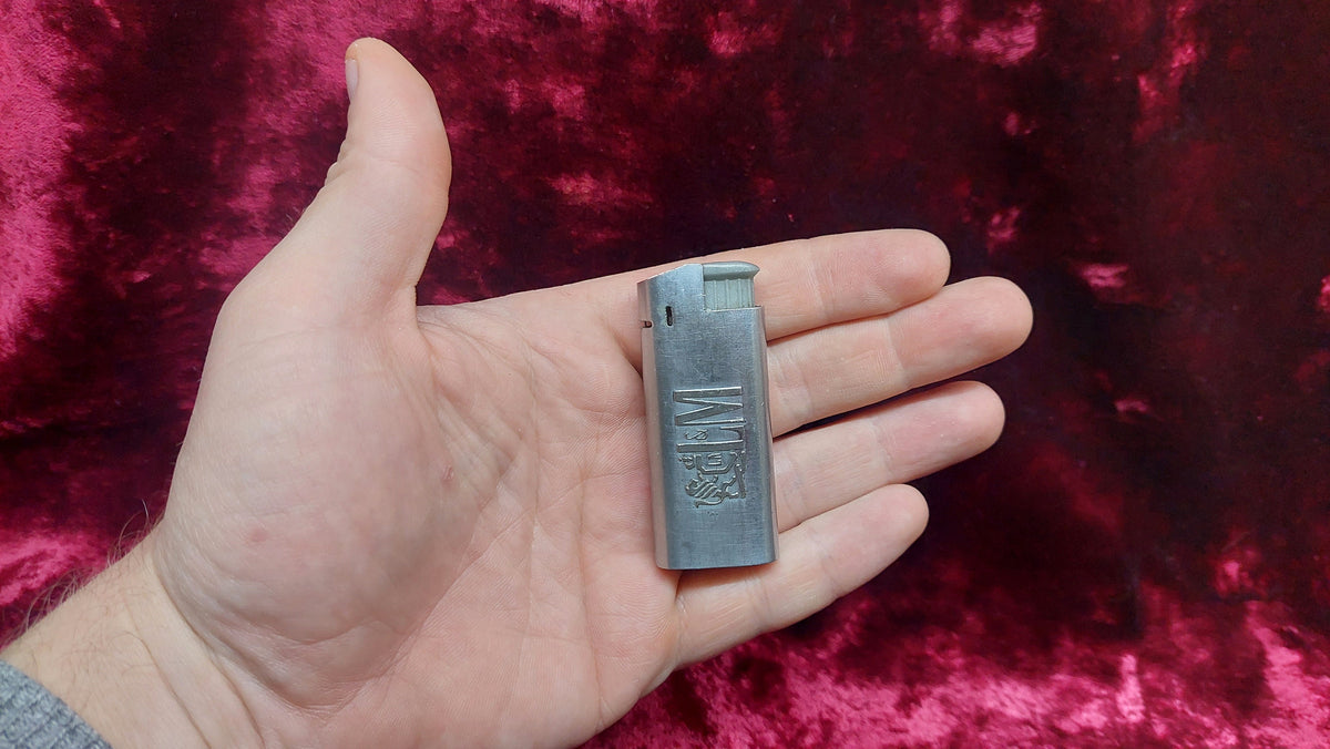 Vintage "LM" lighter case from the 90s. NEW!!!, stylish men's accessory, lighter stand