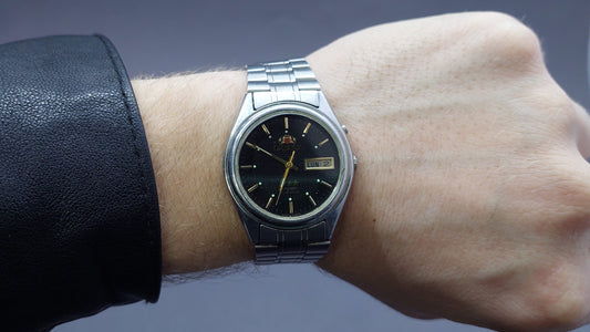 Vintage Wrist Watch Oriental crystal, Japan watch, Automatic watch, Rare Japanese watch, Classic Orient