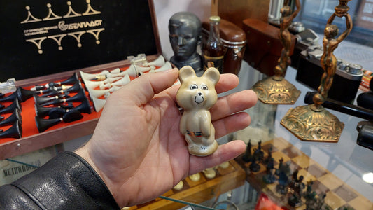 Soviet Olympic bear 1980 Olympic bear porcelain bear Moscow mascot of the USSR