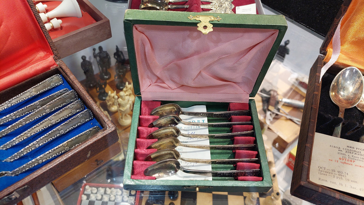 Vietnam 900 silver coffee spoons